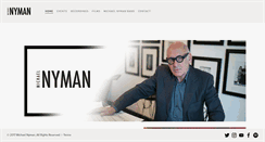 Desktop Screenshot of michaelnyman.com